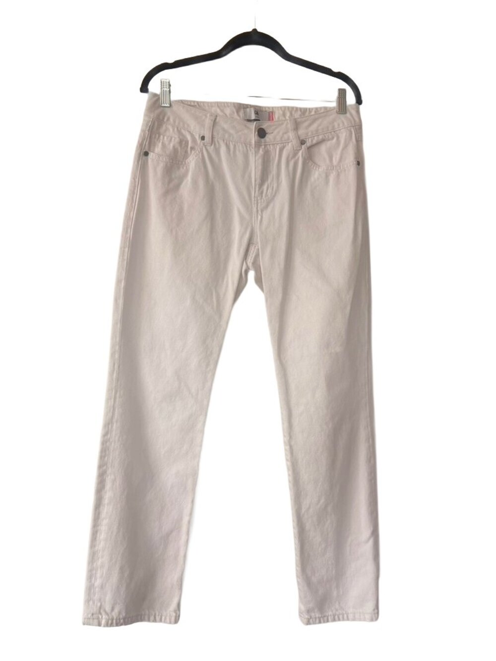 CAbi White Boyfriend Jeans - size 4